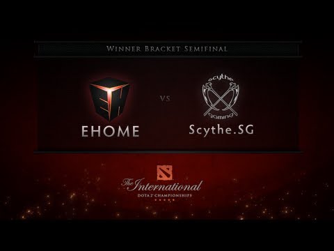 EHOME vs Scythe.SG - Winner Semifinal - Russian Commentary - Dota 2 International