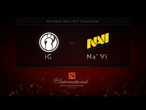 iG vs NaVi - Winner Semifinal - German Commentary - Dota 2 International