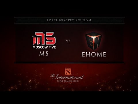 M5 vs EHOME - Loser Bracket Rd 4 - German Commentary - Dota 2 International