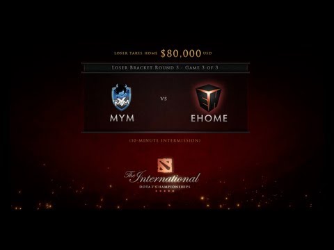 MYM vs EHOME Game 2 - Loser Bracket Round 5 - Dota 2 International
