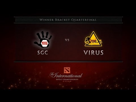 SGC vs Virus - Loser Bracket Rd 1 - German Commentary - Dota 2 International