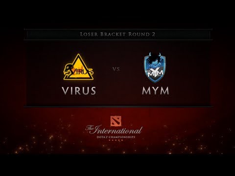 Virus vs MYM - Loser Bracket Round 2 - Dota 2 International - English Commentary