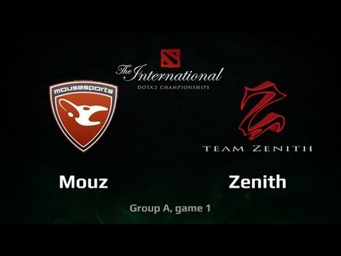 Mouz vs Zenith, TI3 Group A, game 1