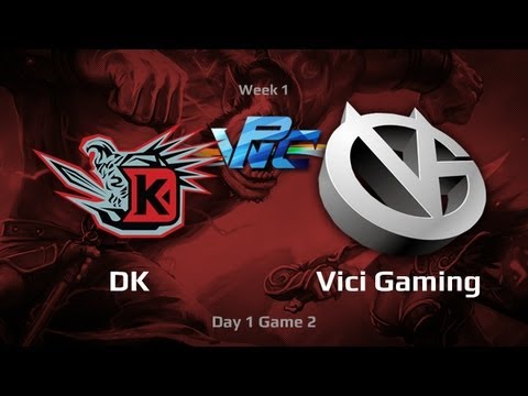 DK vs Vici Gaming, WPC-ACE League, Day 1, game 2