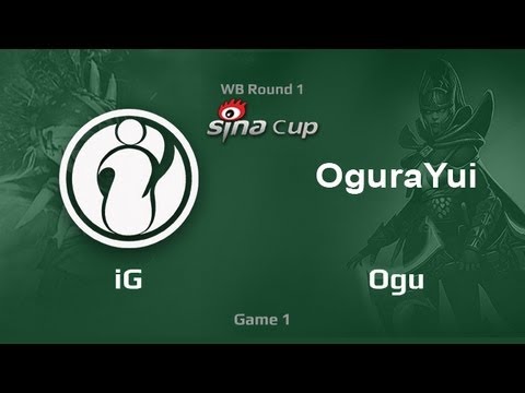 iG vs Ogu, Supernova Sino Cup, WB Round 1, Game 1