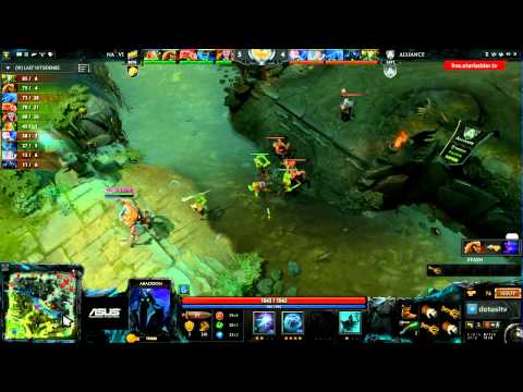 Na`Vi vs Alliance, SLTV LAN Finals, WB Final, game 1