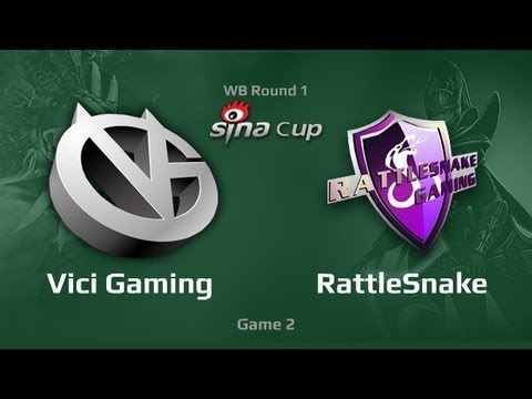 Vici Gaming vs RattleSnake, Supernova Sino Cup, WB Round 1, Game 2