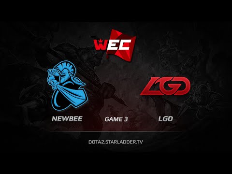 NewBee vs LGD WEC Lan Finals LB Round 2 Game 3