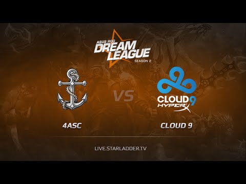 4ACS vs Cloud9, DreamLeague Season 2, Day 4, Game 3, Match 1