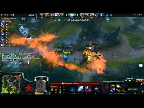 NewBee vs Сloud9 , WCA WB Semifinal, Game 1
