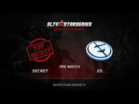 Team Secret vs EG, SLTV S10 FINAL, Prematch