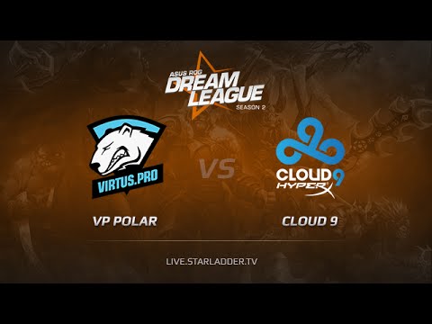 VP Polar vs  Cloud 9, DreamLeague Season 2, Day 6, Game 2, Match 1