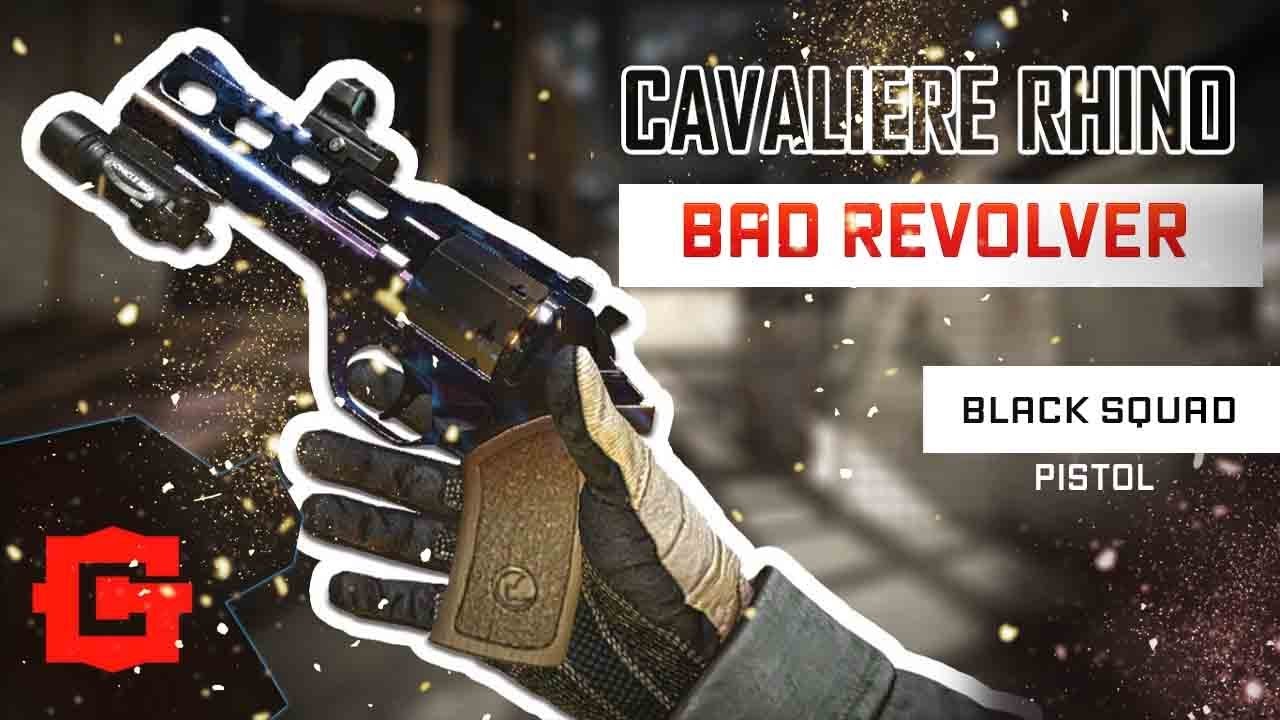 Black Squad - Cavaliere Rhino Bad revolver