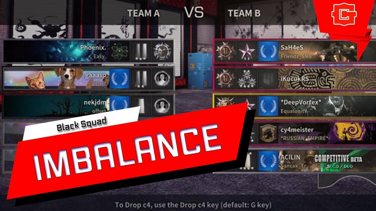 BLACK SQUAD TRASH BALANCE - IMBALANCE