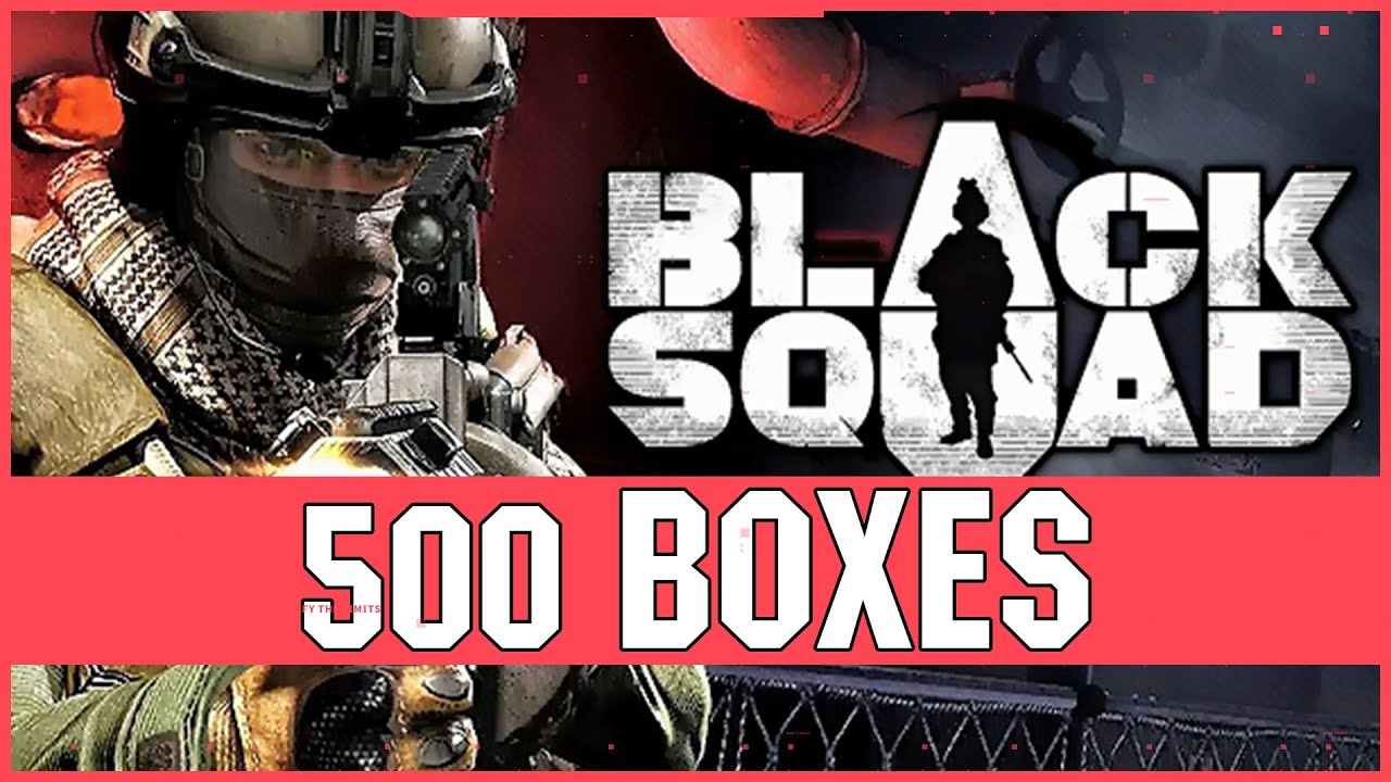 Black Squad открываем 500 кейсов на автомате
