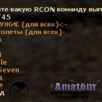 rcon команды