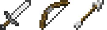 Оружие minecraft