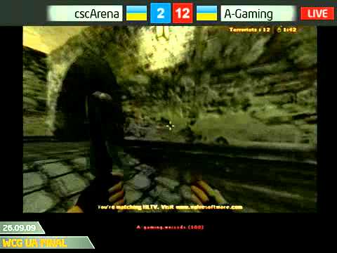 A-gaming vs. csc.Arena wcg ua 2009 de_inferno
