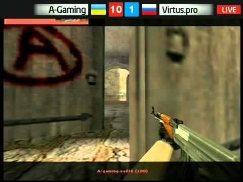 A-Gaming vs. Virtus.pro de_dust2 8.06.2009