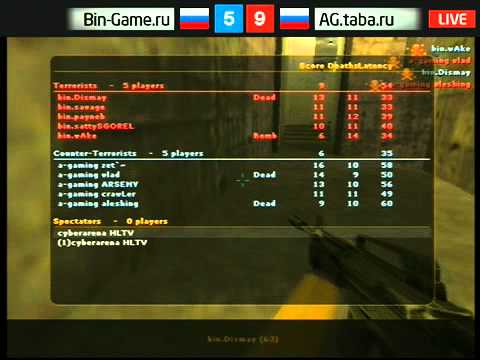 AG.taba.ru vs. Bin-Game.ru de_train 28.07.2009