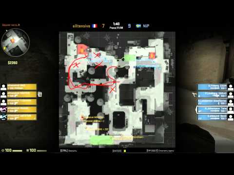 CS GO Mind Sports - NiP vs. eXtensive @ dust2