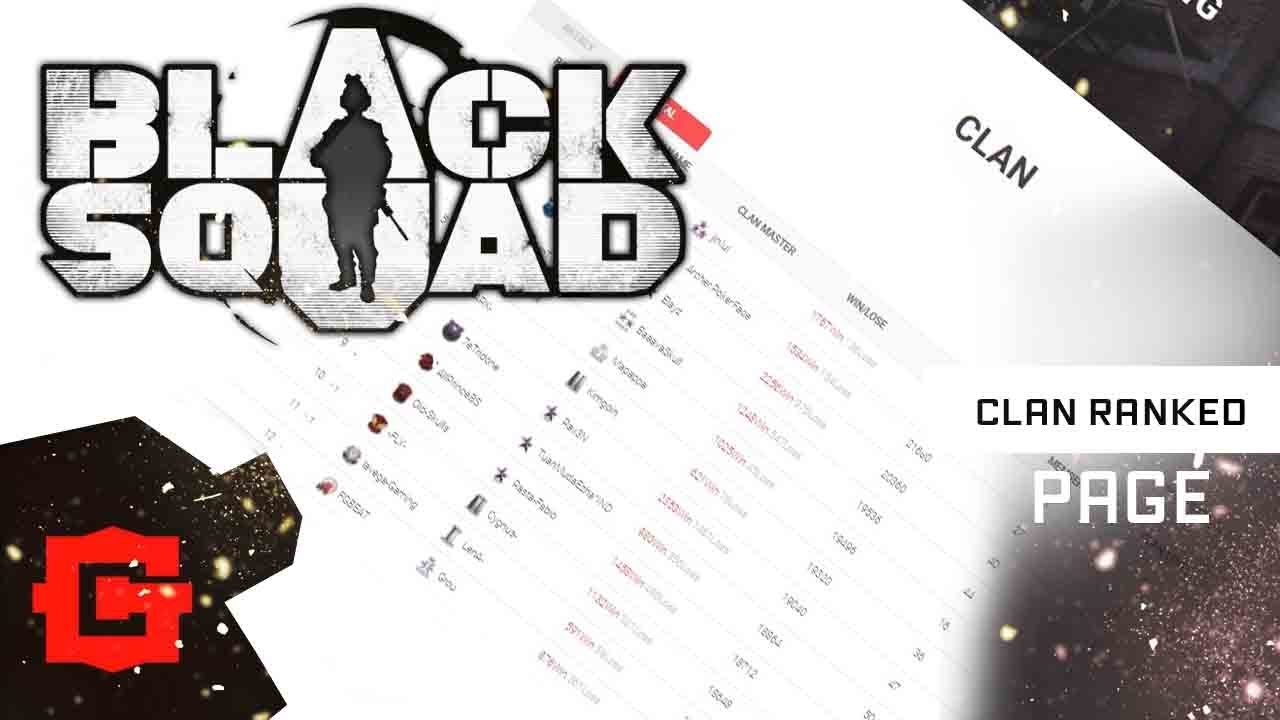 Clan Ranked Page - Black Squad